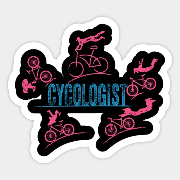 Cycologist Sticker by sanim's